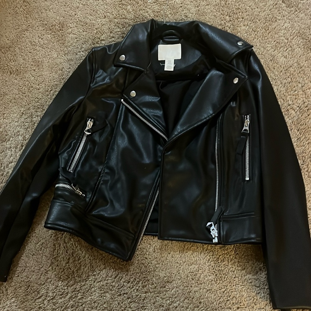 H&M Black Leather Jacket
